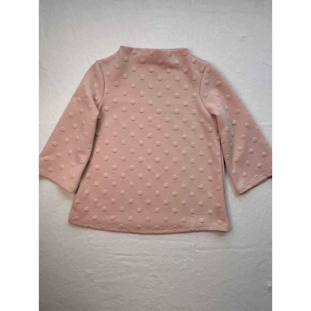 W5 Pink Textured Tunic Top Girly Anthropologie business casual workwear Classy